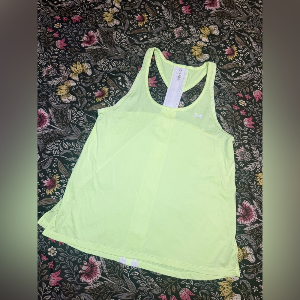 Under Armour Women's Highlighter Yellow Tank Top